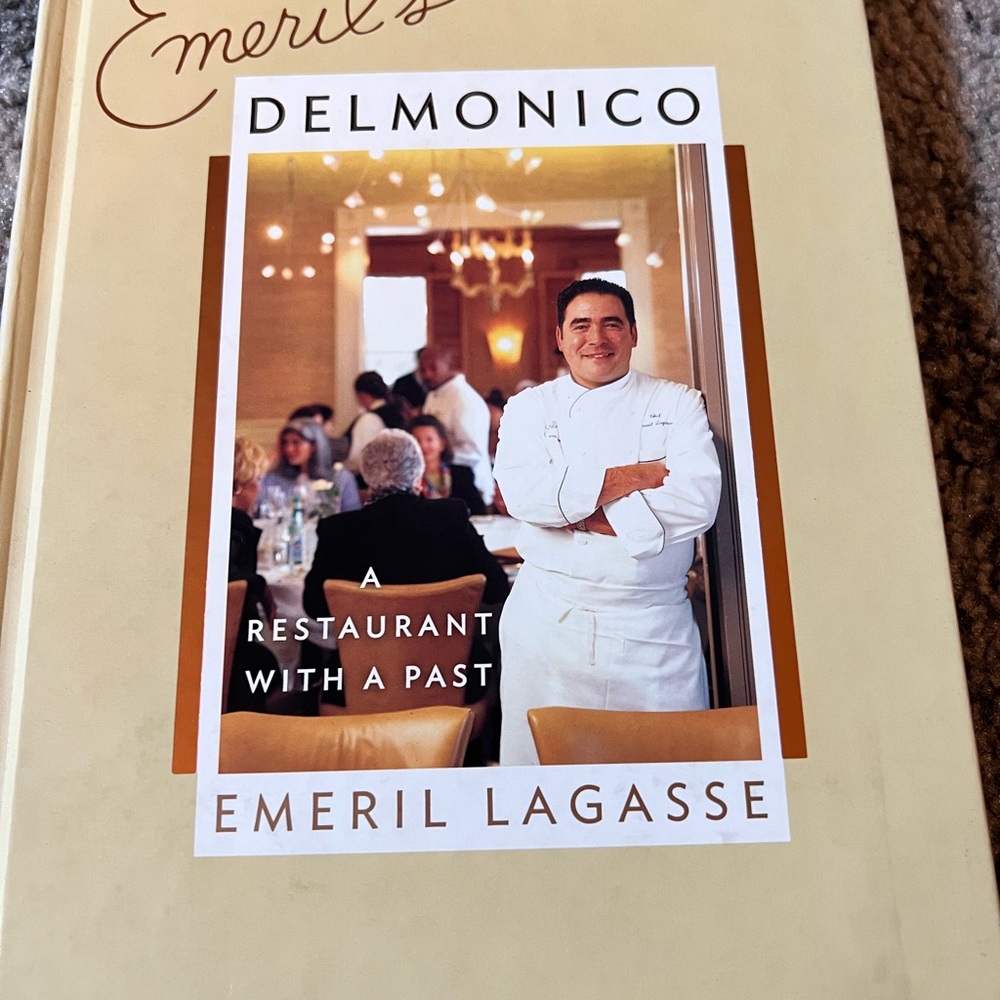 Emeril's Delmonico Cookbook - Cream Cover